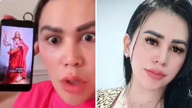 Ratu Thalisa, a trans influencer who is jailed for blasphemy. 