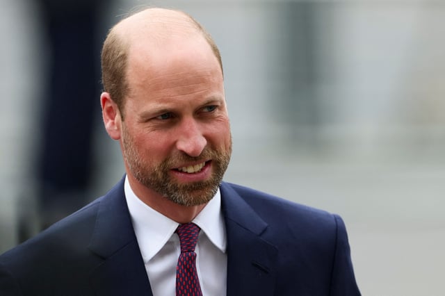 Britain's William, Prince of Wales walks on the day of the annual Commonwealth Day service at Westminster Abbey in London, Britain, March 10, 2025. REUTERS/Isabel Infantes/File Photo