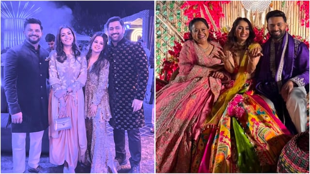 Cricket stars dazzle in ethnic wear at Rishabh Pant's sister's lavish wedding. 