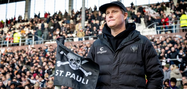 Oke Göttlich, Präsident des FC St. Pauli, im Millerntorstadion