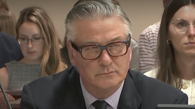 Alec Baldwin during his trial