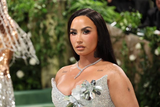 Demi Lovato attends The 2024 Met Gala Celebrating &#34;Sleeping Beauties: Reawakening Fashion&#34; at The Metropolitan Museum of Art on May 06, 2024 in New York City.