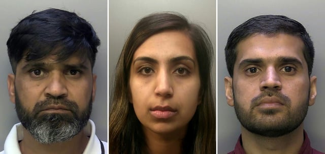 The trial of Urfan Sharif (L) and his wife Beinash Batool (C) along with an uncle, Faisal Malik (R), who lived with the family caused waves of revulsion in the UK