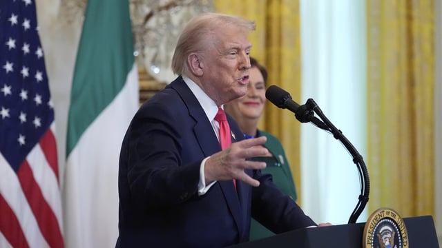 US President Donald Trump 