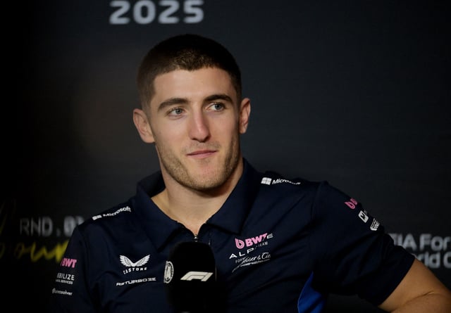 Formula One F1 - Australian Grand Prix - Albert Park Grand Prix Circuit, Melbourne, Australia - March 13, 2025 Alpine's Jack Doohan during press conference ahead of the Australian Grand Prix REUTERS/Tracey Nearmy