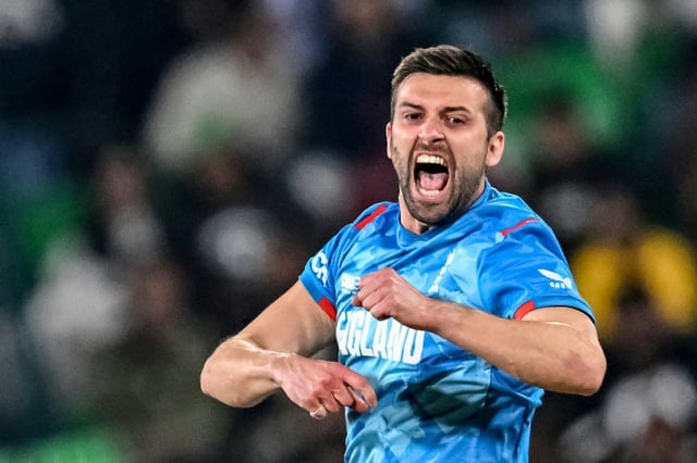 Injured again: England fast bowler Mark Wood is set to be out of action for four months following knee surgery