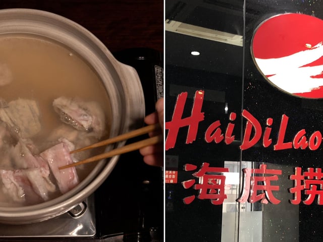 Ein Video zeigte, wie zwei Angestellte des chinesischen Restaurant-Riesen Haidilao in einen Topf urinierten (Fotomontage).