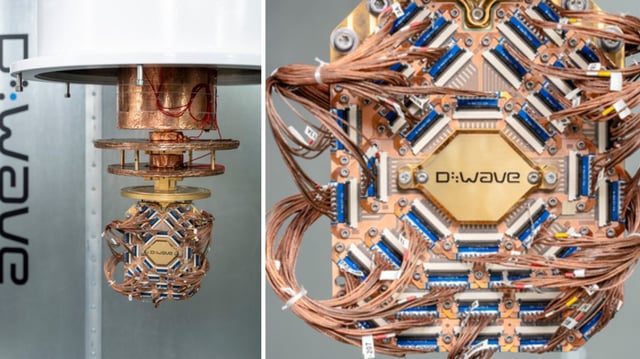 An image of the D-Wave Advantage2 annealing quantum computer prototype that beat supercomputers in solving a real world problem