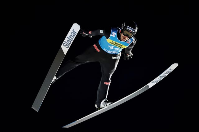 Ski Jumping - FIS Ski Jumping World Cup - Lillehammer, Norway - November 23, 2024 Norway's Robert Johansson in action during the men's world cup jump Geir Olsen/NTB via REUTERS/File Photo