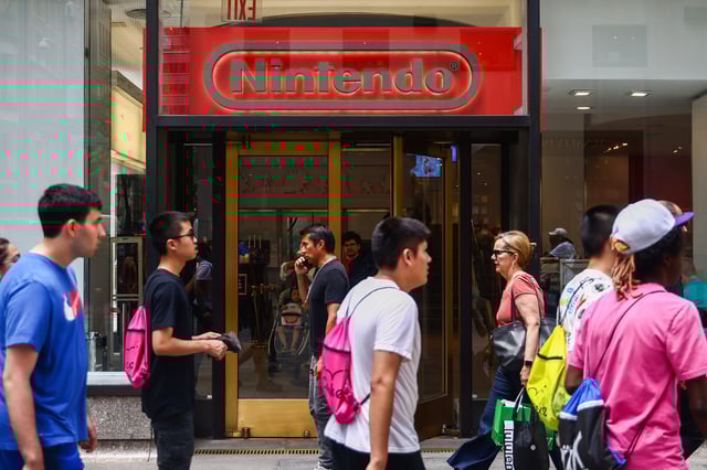 FILE - The Nintendo store in New York City is seen on July 15, 2024.