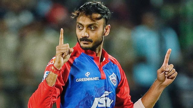 Axar Patel during IPL 2024