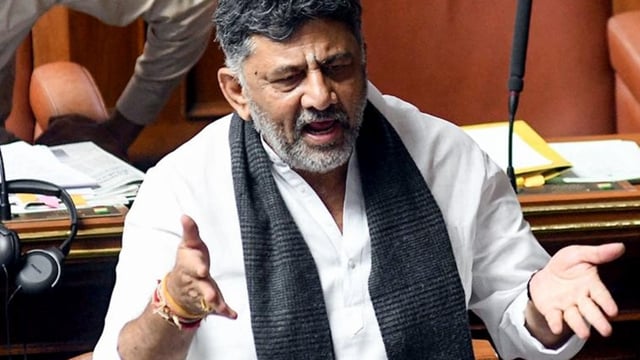 Karnataka deputy chief minister DK Shivakumar (ANI)