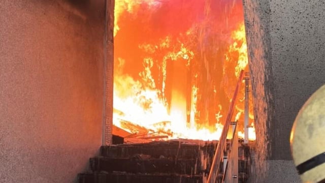 Police said that the cause of the fire is still under investigation, with the preliminary indication being a possible short circuit during renovation work in the apartment’s sixth-floor lobby (Rajkot Municipal Corporation)