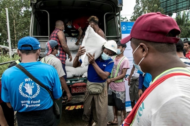 The WFP says more than 15 million people in the country of 51 million are unable to meet their daily food needs