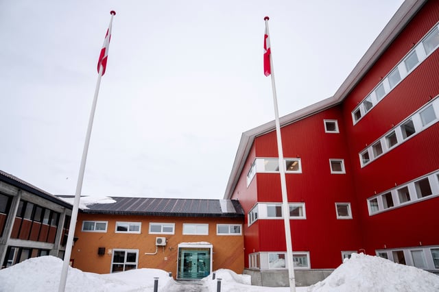 A view of Greenland's parliament Inatsisartut in Nuuk, Greenland March 12, 2025. Ritzau Scanpix/Mads Claus Rasmussen via REUTERS