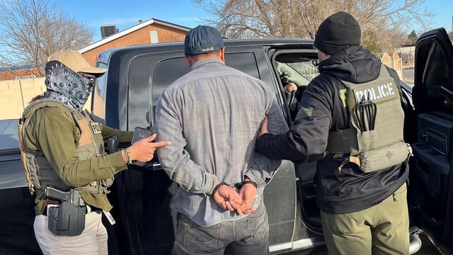 ICE agents made 32,809 enforcement arrests in President Donald Trump’s first 50 days. Nearly half were convicted criminals. Homeland Security said about a third have pending criminal charges. ICE made 33,242 at-large arrests in all of fiscal year 2024. (Photo courtesy of ICE)