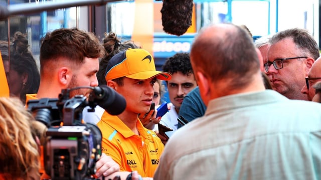 Norris says programme makers do not need to edit scenes to create drama, as there is enough in F1 without doing that