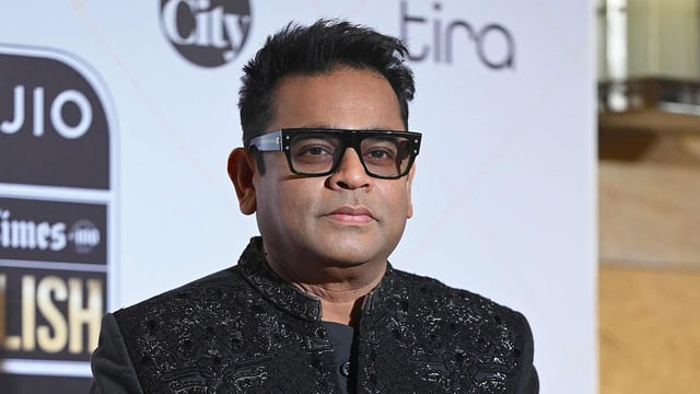 Indian music composer and singer AR Rahman attends HT India's Most Stylish Awards 2025 in Mumbai on March 3.