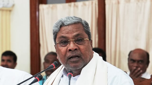 Karnataka Chief Minister Siddaramaiah. 