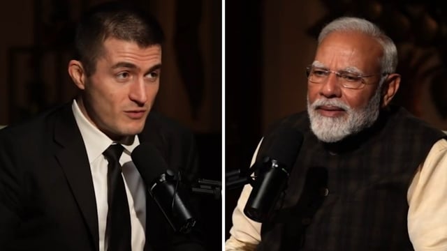Podcaster Lex Fridman and PM Narendra Modi chatted for over three hours on his podcast. 