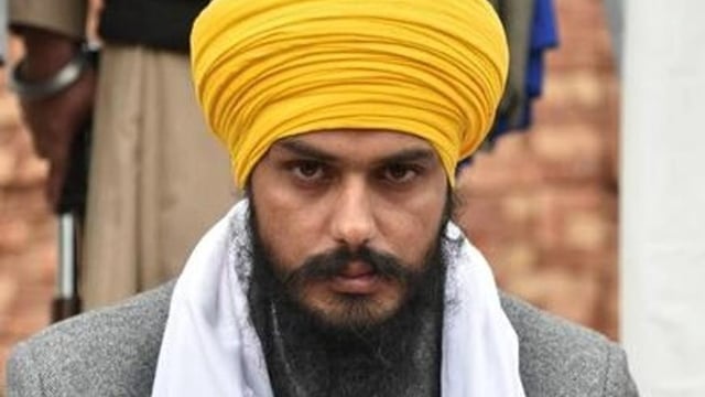 Radical Sikh preacher Amritpal Singh.