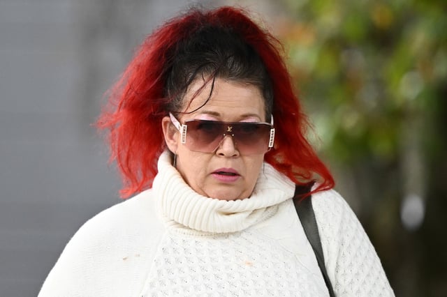 Joanna Kathlyn Kinman leaves court in Melbourne, Australia on March 17, 2025. 