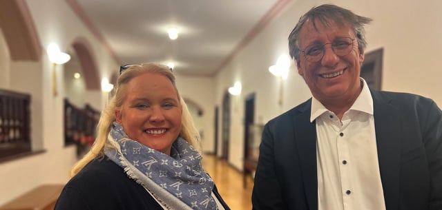 Die 46-jährige Tina Haltermann (parteilos und Wahlvorschlag der CDU) und der 59-jährige Markus Gieppner (Wahlvorschlag der Fraktion „Die Insulaner“) stellen sich weiter zur Wahl