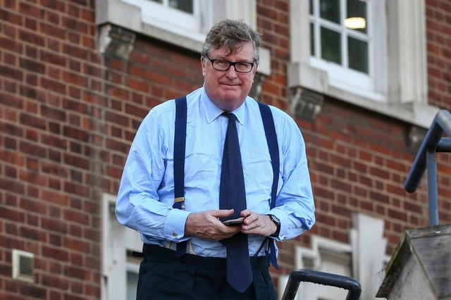 Caption: Crispin Odey, founding partner of Odey Asset Management LLP, has been banned from the finance industry for life and fined.
(Hollie Adams/ Bloomberg)