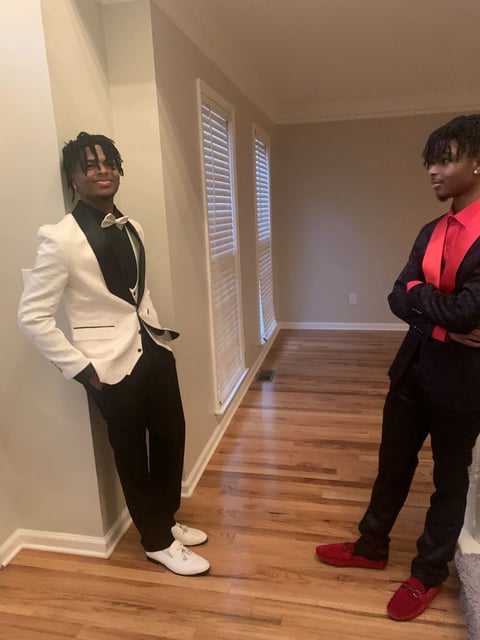 Twin brothers Qaadir and Naazir Lewis.