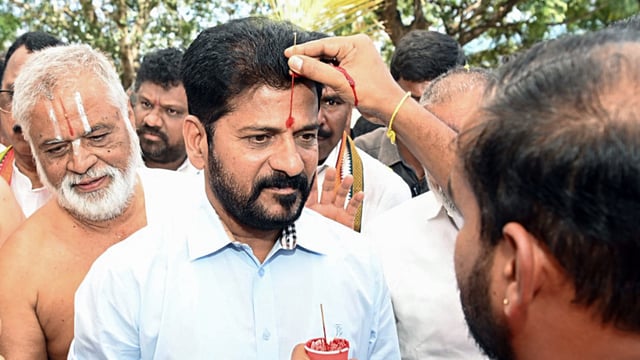 Telangana chief minister A. Revanth Reddy