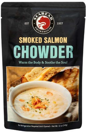 Smoked Salmon Chowder sold by the Seabar Company recalled over botulism concerns.