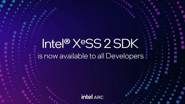 An image about Intel's XeSS 2 SDK released alongside the updated XeSS Unreal Engine plugin