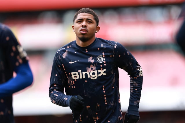 Soccer Football - Premier League - Arsenal v Chelsea - Emirates Stadium, London, Britain - March 16, 2025 Chelsea's Wesley Fofana during the warm up before the match Action Images via Reuters/Andrew Boyers