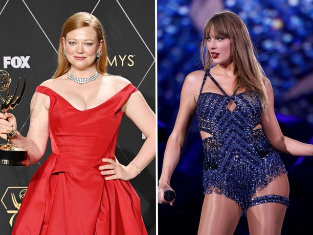 "Succession" actor Sarah Snook says she was inspired by Taylor Swift's Eras Tour workout.