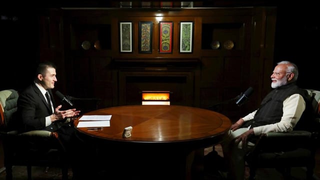 Pakistan’s foreign ministry responded to PM Modi remarks during a podcast with Lex Fridman, by describing them as “misleading and one-sided” (DPR PMO)
