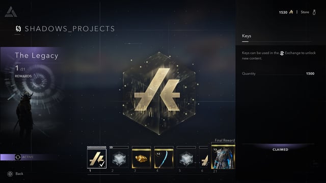 assassin's creed shadows keys in