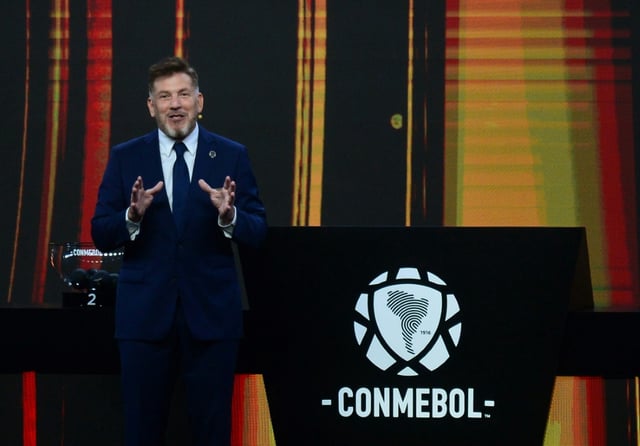 CONMEBOL President Paraguayan Alejandro Dominguez