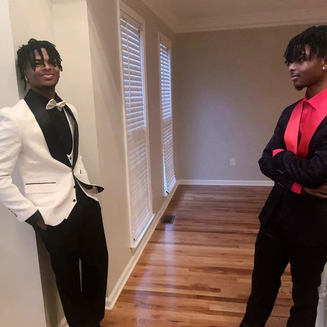 Twin brothers Qaadir and Naazir Lewis.