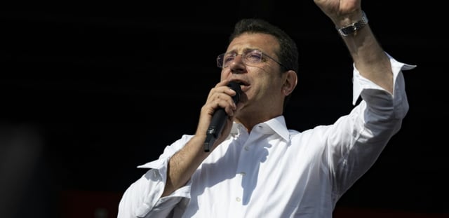 Ekrem Imamoglu le 27 mai 2023 à Istanbul, ville dont il est le maire