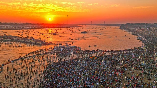 Prime Minister Narendra Modi said the huge display of unity at the Mahakumbh was India’s strength, particularly at a time when the world was in disarray. (ANI)