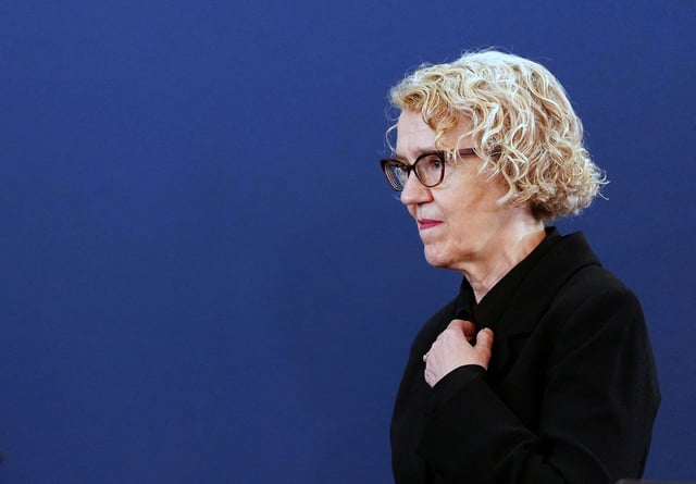 Chair of the inquiry Lady Justice Thirlwall arrives at Liverpool Town Hall, ahead of hearings into the murders and attempted murders of babies by nurse Lucy Letby, in Liverpool, Britain, September 9, 2024. Peter Byrne/Pool via REUTERS/File Photo