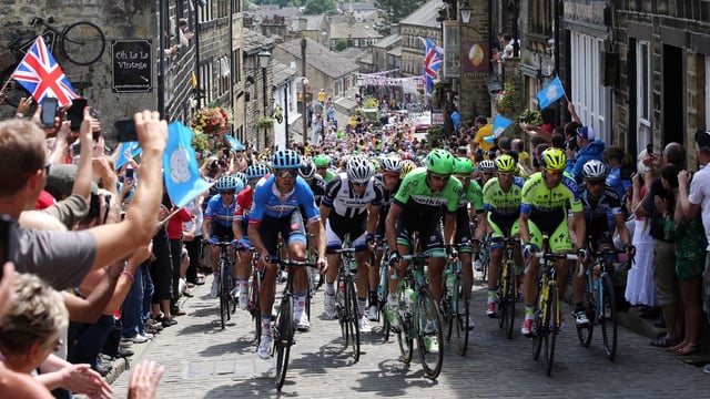 Millions are expected to line the streets in 2027 as hundreds did in Haworth for the second stage in 2014
