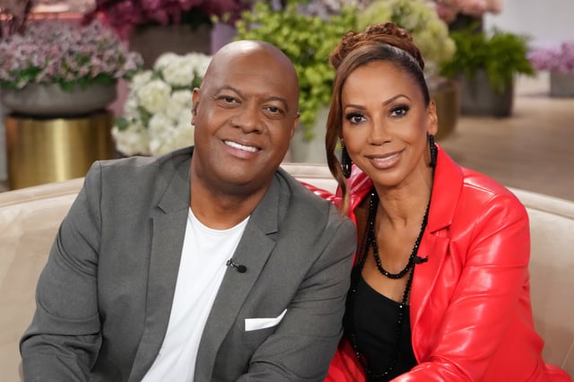 Rodney Peete and Holly Robinson Peete appear on &#34;The Jennifer Hudson Show&#34; airing on October 25, 2024 in Burbank, California.