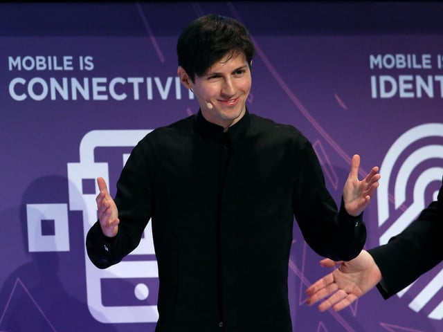 Founder and CEO of Telegram Pavel Durov.