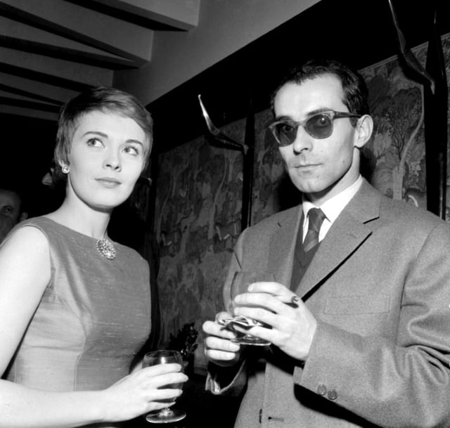 Jean Seberg starred in Jean-Luc Godard's first feature, "Breathless"