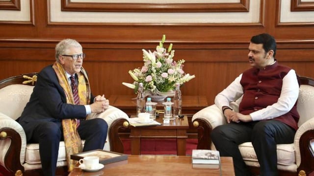 The Gates Foundation also said that they will partner in sustainable energy initiatives in Maharashtra. (PTI photo)