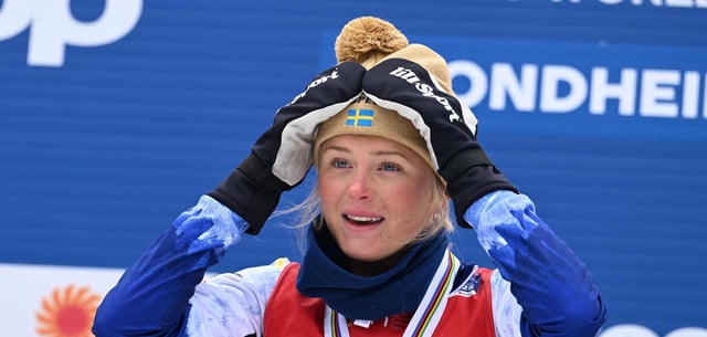 Frida Karlsson gewann bei der WM Anfang März die Goldmedaille im 50-Kilometer-Massenstart