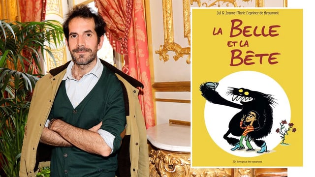 Julien Berjeaux, the slighted illustrator, and his contemporary cover for Beauty and the Beast