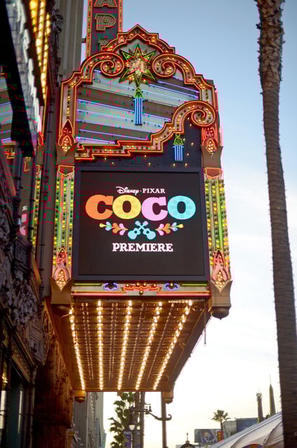 "Coco" premieres the El Capitan Theatre in California on November 8, 2017.