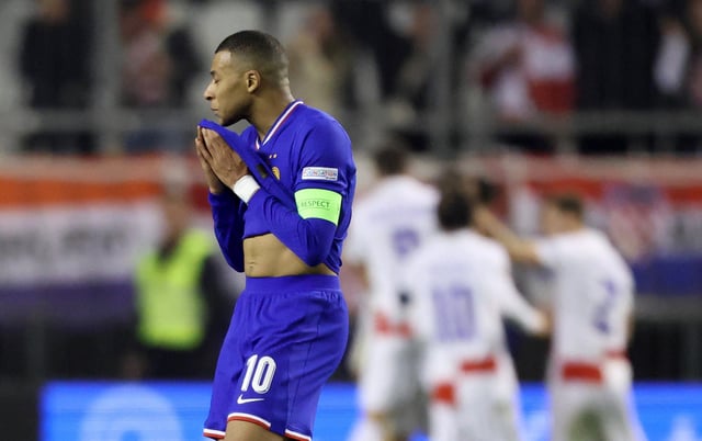 Split: les Bleus cèdent contre la Croatie